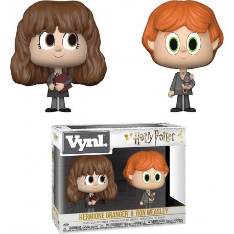 Figurines Ron et Hermione Funko VYNL Harry Potter