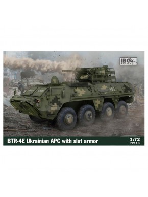 Modèle BTR-4E APC Ukrainien 1/72 avec blindage à barres