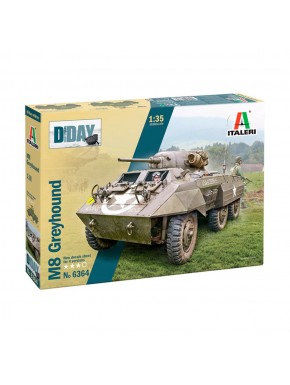 Kit de maquete Italeri 1/35 M8 Greyhound com decalques