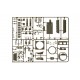 Kit de maquete Italeri 1/35 M8 Greyhound com decalques