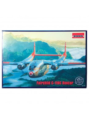 Boîte de maquette Fairchild C-119C Boxcar de Roden