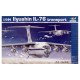 Maquete do avião Ilyushin Il-76 Trumpeter