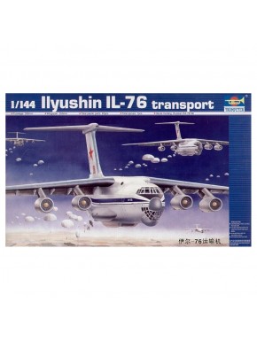 Maquete do avião Ilyushin Il-76 Trumpeter