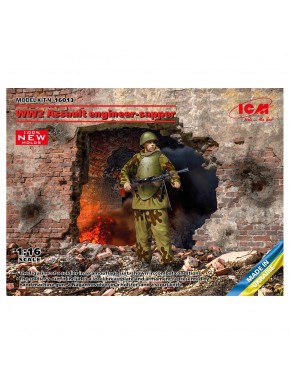 Figura de ingeniero-sapador soviético WW2 1:16