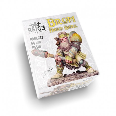 Figurine Brom Hard Bark de Rage en résine 54mm
