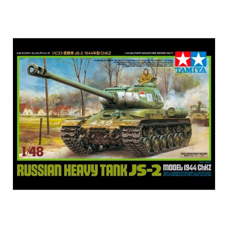 Kit maquette char lourd russe JS-2 à l'échelle 1/48 de Tamiya