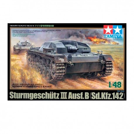 Maqueta Sturmgeschütz III Ausf. B escala 1/48 de Tamiya