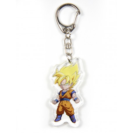 Portachiavi in metacrilato Dragon Ball Goku Sayan