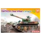 Modelo em escala 1/72 do tanque Panther G com rodas de aço