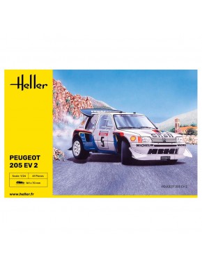 Maquette Peugeot 205 EV2 Heller à l'échelle 1/24