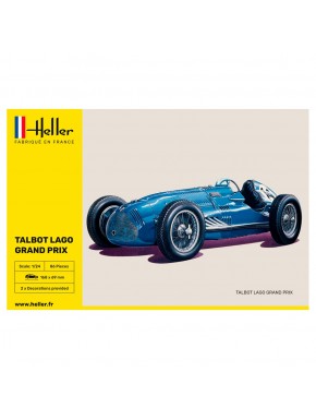 Maquette Heller Talbot Lago Grand Prix 1/24 en bleu