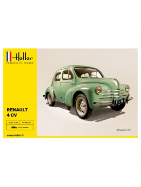 Maquette Renault 4 CV 1/24 verte de Heller