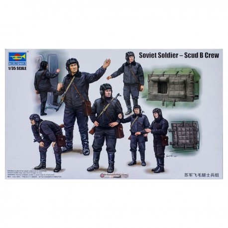 Conjunto de figuras de soldados soviéticos Scud B Crew 1/35
