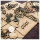 Mdf Fantasy Tiles Set Désert avec tuiles et éléments