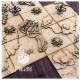 Mdf Fantasy Tiles Set Désert avec tuiles et éléments