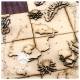 Mdf Fantasy Tiles Set Désert avec tuiles et éléments