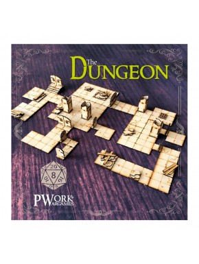 Configuration de jeu modulaire MDF Fantasy Tiles The Dungeon