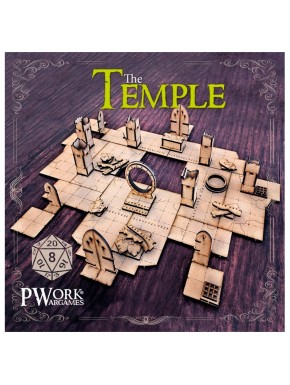 Configuration de jeu MDF Fantasy Tiles Le Temple