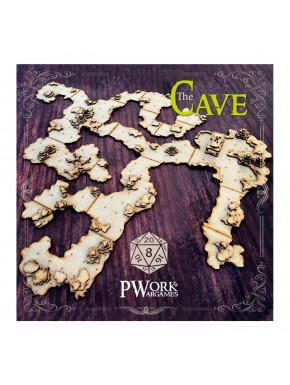 Tuiles modulaires MDF The Cave par Pwork Wargames