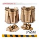 Kit décor industriel MDF Pwork Wargames