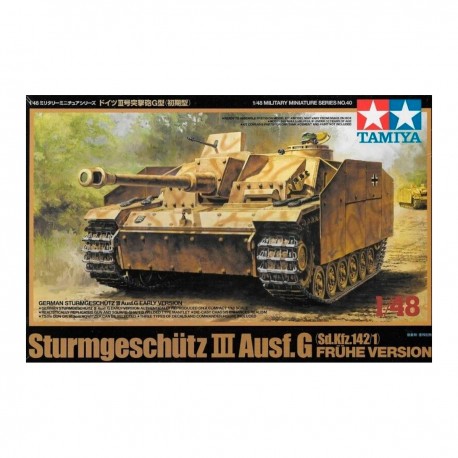 Maquette Sturmgeschütz III Ausf.G Early Version de Tamiya en 1/48