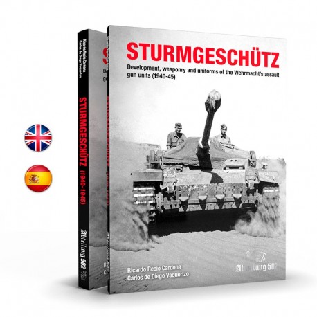 Libro Sturmgeschütz con imágenes históricas y uniformes