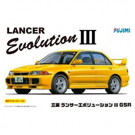 Kit de montagem Mitsubishi Lancer Evo III GSR em escala 1/24