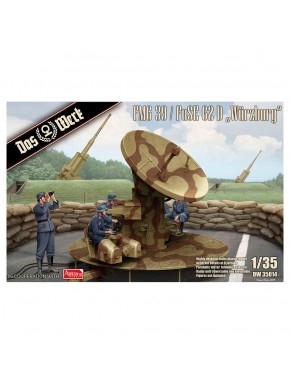 Modelo estático FMG 39 FuSE 62 D Würzburg escala 1/35