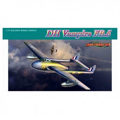 Maquette DH Vampire FB.5 au 1/72 de Dragon