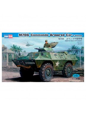Maqueta del coche blindado M706 Commando en Vietnam de Hobby Boss
