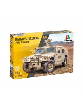 Maquete HMMWV M1036 TOW Carrier Italeri 1/35 com pneus de borracha