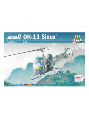 Maquete em escala 1/48 do helicóptero Bell OH-13 Sioux