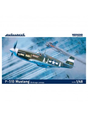 Kit de modelismo P-51B Mustang a escala 1/48