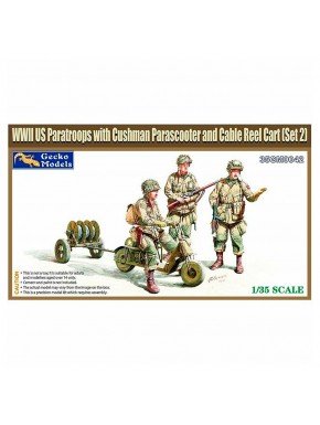 Échelle 1/35 scooter M53 Cushman et parachutistes