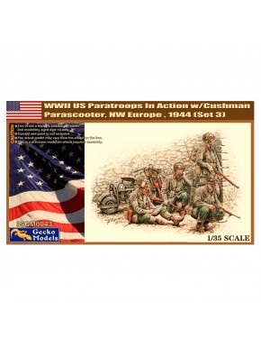 Modelo de paraquedistas US 1/35 com M53
