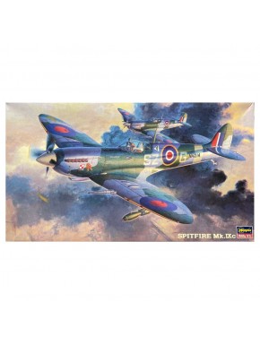 Caixa de maquete do Spitfire Mk.IXc da Hasegawa em escala 1:48