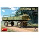 Modèle de remorque de chargement allemande 1/35 avec feuille de décalcomanies