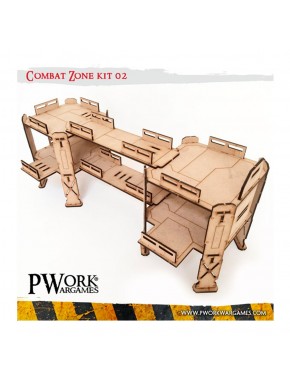 Décors SciFi Combat Zone 02 pour Wargames