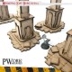 Escenario de MDF Medieval Lost Burg 04 de Pwork Wargames