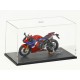 Vitrine d'exposition Tamiya avec moto à l'échelle