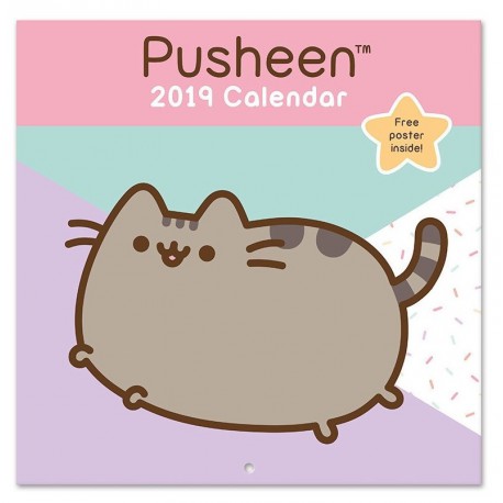 calendario de pared 2019 Pusheen Cat