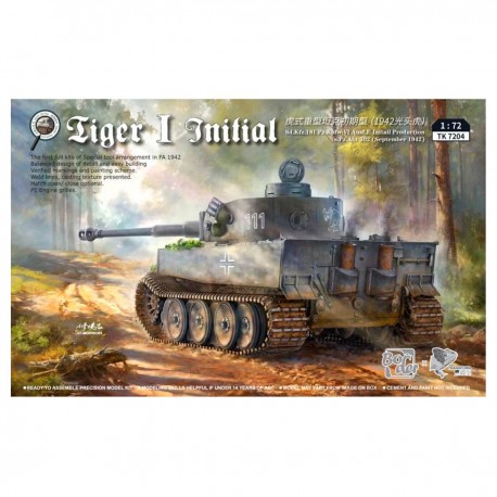 Maquette Tiger I Initial 1/72 s.Pz.Abt 502 Leningrad 1942