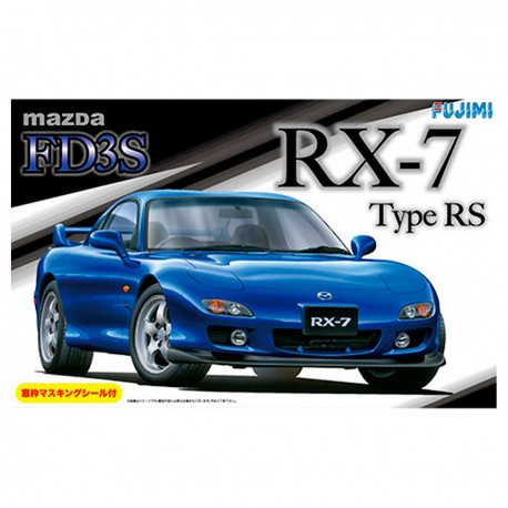 Maquete azul Mazda RX-7 Type RS Fujimi 1/24