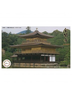 Modelo em escala do templo Kinkaku-ji da Fujimi