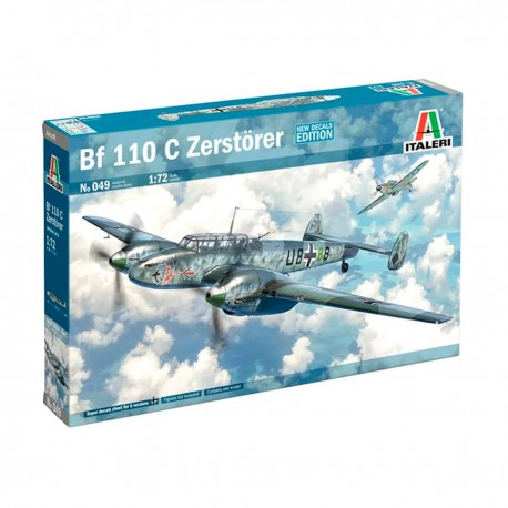 Maquete Bf 110 C Zerstörer Italeri 1/72
