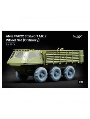 Ensemble de roues 1/35 pour Alvis FV622 Stalwart Mk.2