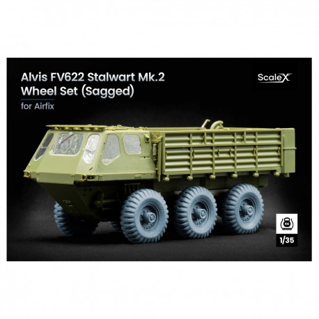 Rodas impressas em 3D para Alvis FV622 Stalwart Mk.2