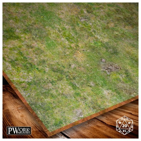 Carte de combat forêt 24x24 pouces pour jeux de rôle