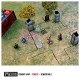 Carte de combat forêt 24x24 pouces pour jeux de rôle
