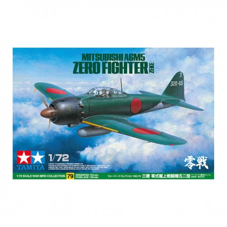 Maqueta Mitsubishi A6M5 Zero escala 1/72 de Tamiya